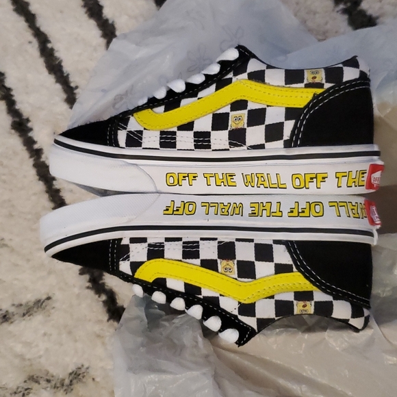 12C Boys Spongebob Squarepants X Vans Old Skool Sold Out - Picture 3 of 8